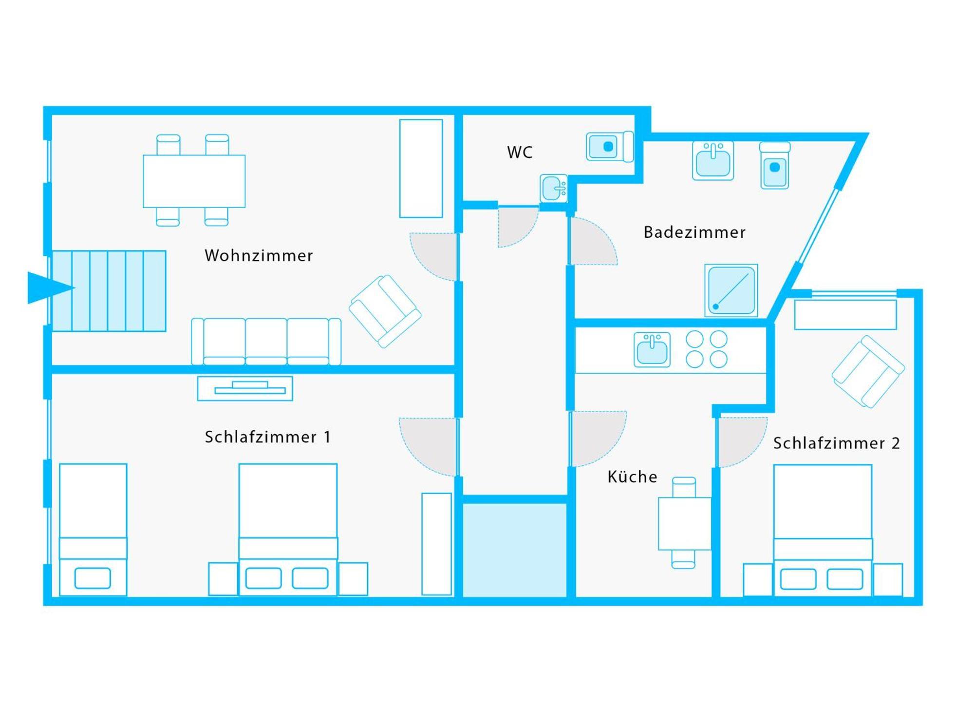 The Lachmann Vh, 2br One Living Up To 7 People Берлин